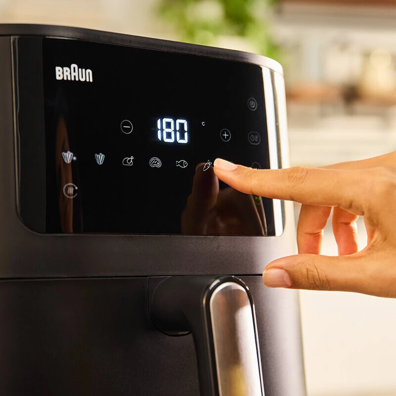 Heteluchtfriteuse Braun Household MultiFry 5 HF5030 — 1700 W, 6,0 l mand, zwart/zilver