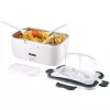 Unold 58850 elektrische lunchbox 1,5 l, roestvrijstalen bak, wit