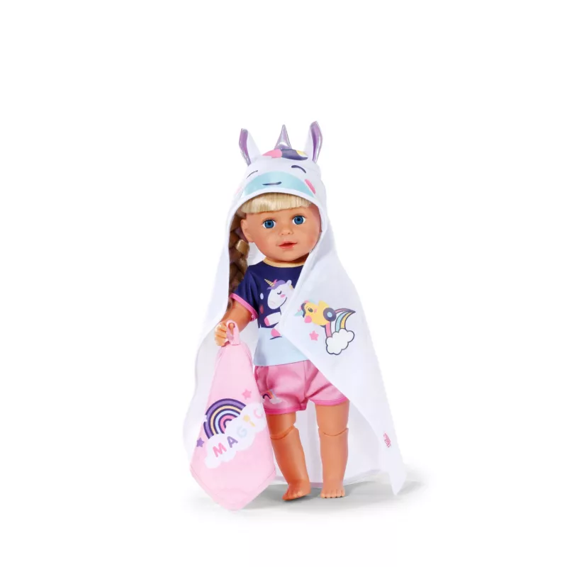 BABY born capuchon handdoek-set poppen-badset
