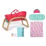 Poppenwieg zapf creation BABY born 3-in-1 Pinplay — poppenmeubels, omvormbare wieg/bed/draagtas