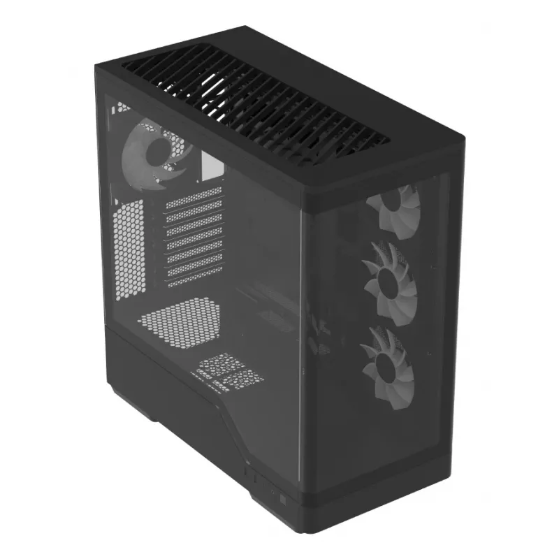 Computerbehuizing AeroCool Geh Midi P500A zwart