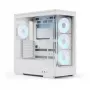 PC-behuizing AEROCOOL Geh Midi P500A wit — Midi-Tower ATX-behuizing, witte afwerking