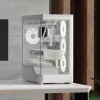 PC-behuizing AEROCOOL Geh Midi P500A wit — Midi-Tower ATX-behuizing, witte afwerking