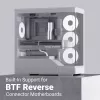 PC-behuizing AEROCOOL Geh Midi P500A wit — Midi-Tower ATX-behuizing, witte afwerking