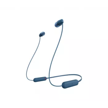 Sony WI-C100 headset draadloos in-ear gesprekken/muziek Bluetooth blauw
