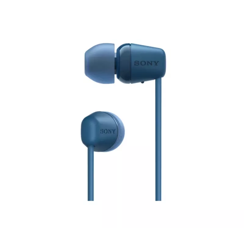 Sony WI-C100 headset draadloos in-ear gesprekken/muziek Bluetooth blauw