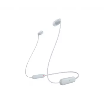 Sony WI-C100 headset draadloos in-ear gesprekken/muziek Bluetooth wit