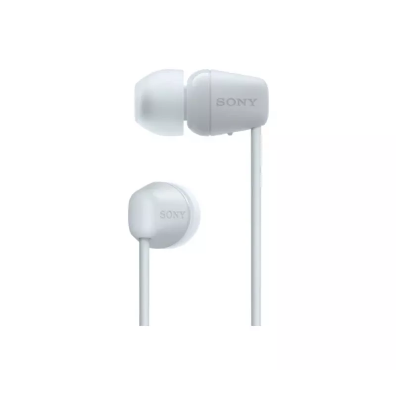 Sony WI-C100 headset draadloos in-ear gesprekken/muziek Bluetooth wit