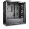 Tower-behuizing Silentware Air 1000, zwart, zijwand van gehard glas