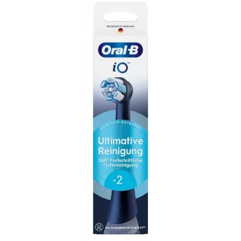 Oral-B iO Ultimate Clean 16262903 tandenborstelkop 2 stuks zwart