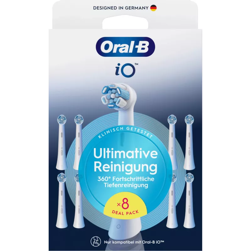 Oral-B tandenborstelkop 8 stuks wit