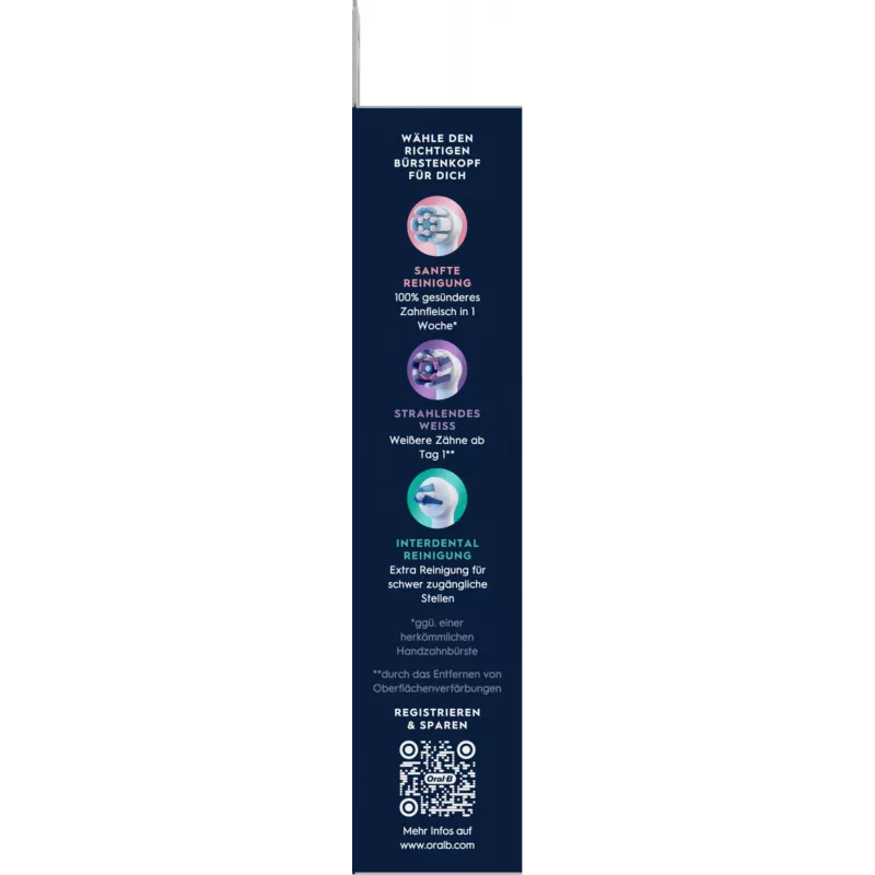 Oral-B tandenborstelkop 8 stuks wit