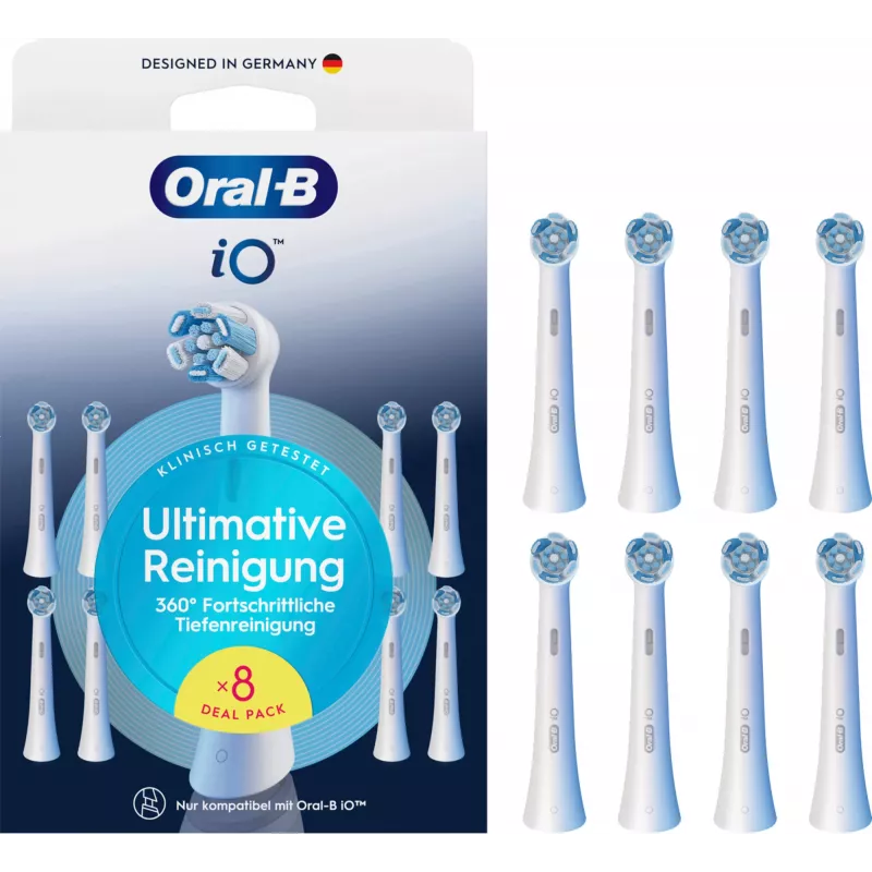 Oral-B tandenborstelkop 8 stuks wit