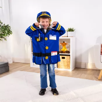 Melissa & Doug MPP RLP PoliceOfficerCstmRlplySet GML verkleedkostuum kind unisex uniform