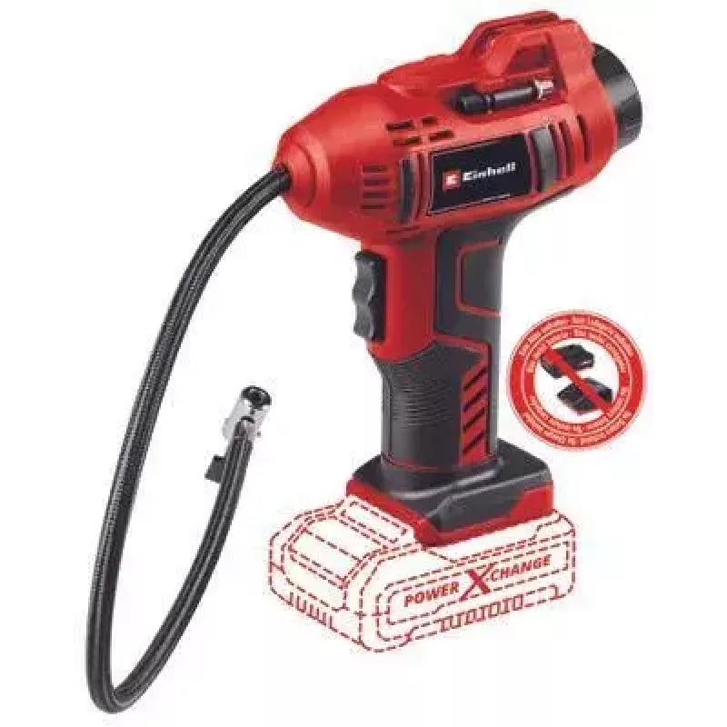 Luchtcompressor Einhell CE-CC 18 Li-Solo 12 l/min 11 bar batterij