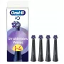 Oral-B iO Radiant White vervangende borstelkoppen, 4-pack, zwart