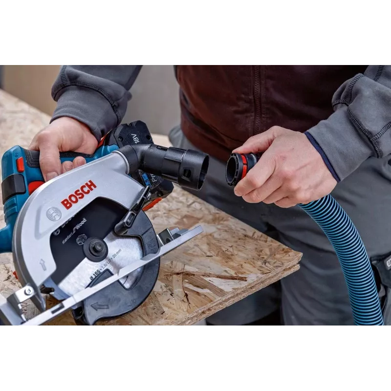 Bosch GKS 18V-57-2 L PROFESSIONAL 16,5 cm zwart, blauw, zilver 5000 tpm
