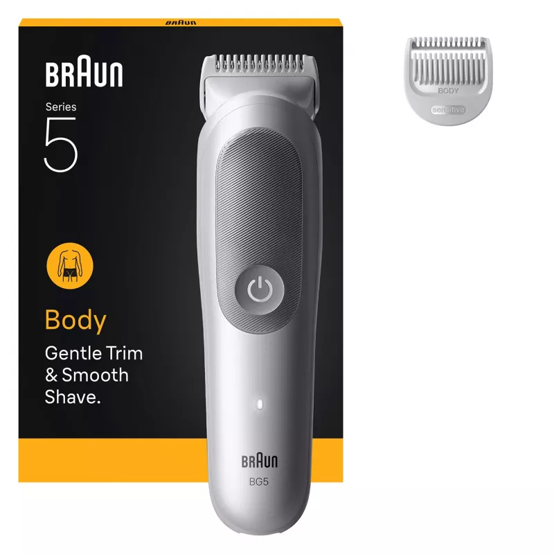 Lichaamshaartrimmer BRAUN BG 5500 244787 — waterdichte oplaadbare lichaamshaartrimmer