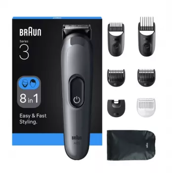 Braun AIO3540 haartrimmer/trimmer zwart, grijs 14 nikkel-metaalhydride (NiMH)