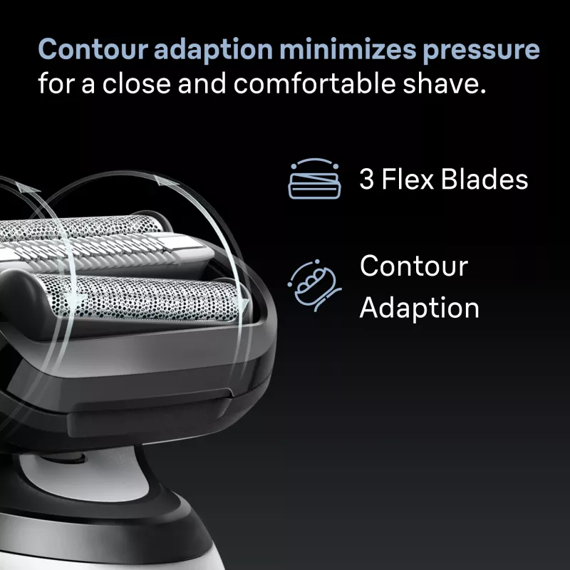 Elektrisch scheerapparaat BRAUN Series 6 62-B1200S nat & droog met ingebouwde baarttrimmer