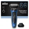 Elektrisch scheerapparaat BRAUN Series 6 62-B1200S nat & droog met ingebouwde baarttrimmer