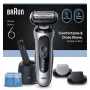 Braun Series 6 62-S7650cc zilver - foliescheerapparaat met Li-Ion-accu