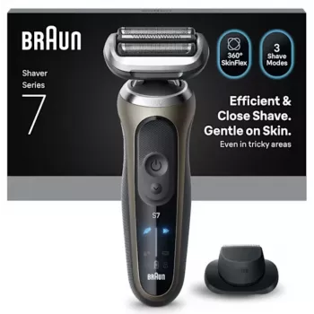 Braun Series 7 72-C1200s elektrisch scheerapparaat - nat & droog, zwart/brons, roestvrij staal