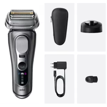 Foliescheerapparaat Braun Series 9 Pro+ 9615S zwart grijs roestvrij staal