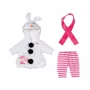 BABY born sneeuwman-kostuum 43cm poppenkostuum