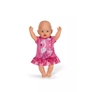 Poppenjurk Peterkin BABY born flamingo voor poppen van 43 cm, opvouwbaar, leeftijd 3+