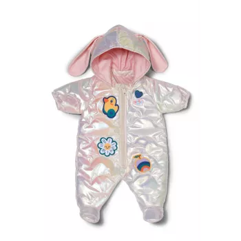 Poppenpyjama Peterkin BABY born winterpak crème voor poppen van 43 cm, opvouwbaar, vanaf 3 jaar
