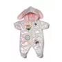 Poppenpyjama Peterkin BABY born winterpak crème voor poppen van 43 cm, opvouwbaar, vanaf 3 jaar
