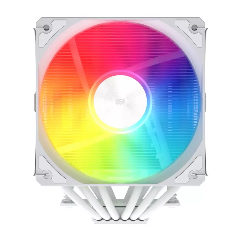 FSP MP7-WA CPU-luchtkoeler, 120 mm, 800–1800 tpm, 32 dB, LGA1851/1700/1200, AM4/AM5, wit