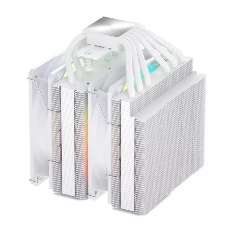 FSP MP7-WA CPU-luchtkoeler, 120 mm, 800–1800 tpm, 32 dB, LGA1851/1700/1200, AM4/AM5, wit