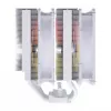 FSP MP7-WA CPU-luchtkoeler, 120 mm, 800–1800 tpm, 32 dB, LGA1851/1700/1200, AM4/AM5, wit
