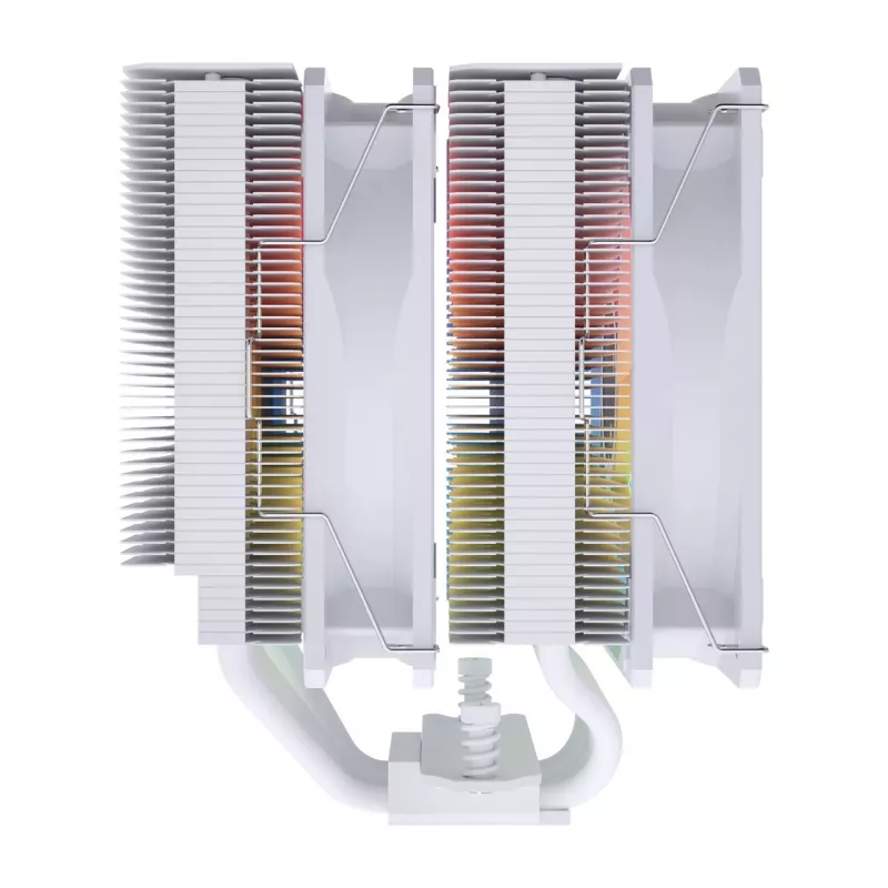 FSP MP7-WA CPU-luchtkoeler, 120 mm, 800–1800 tpm, 32 dB, LGA1851/1700/1200, AM4/AM5, wit
