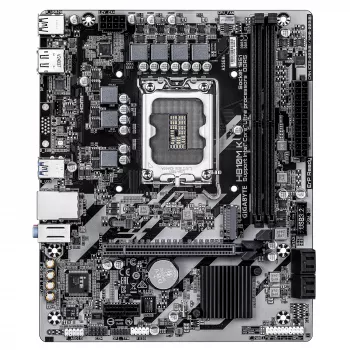 GIGABYTE H810M K Micro ATX-moederbord voor Intel Core Ultra (serie 2) — LGA 1851, DDR5 tot 6400 MHz, 1x PCIe 4.0 M.2, 1GbE
