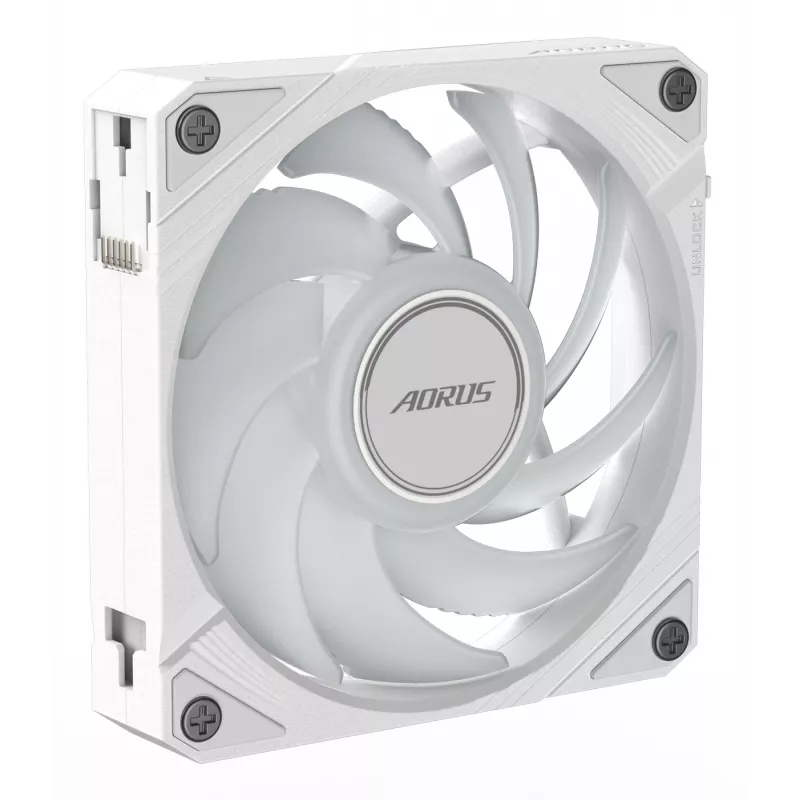 Gigabyte AORUS EZ CHAIN FAN 120 ICE behuizingsventilator, 120 mm, wit, GP-ECFAN1201 ICE