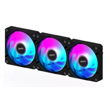 GIGABYTE AORUS EZ CHAIN FAN 120 (3-pack) moederbord 12 cm zwart 3 stuks