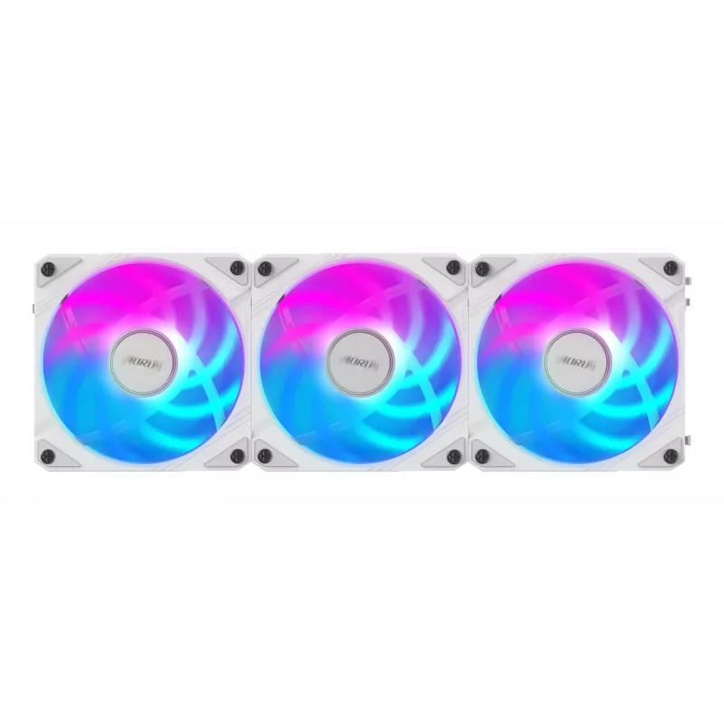 Gigabyte AORUS EZ CHAIN FAN 120 ICE behuizingsventilatoren, 3-pack, 120 mm, wit, GP-ECFAN1203 ICE