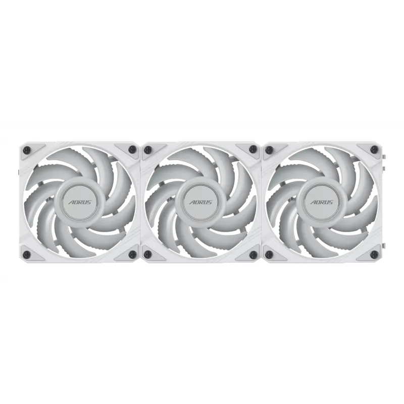 Gigabyte AORUS EZ CHAIN FAN 120 ICE behuizingsventilatoren, 3-pack, 120 mm, wit, GP-ECFAN1203 ICE