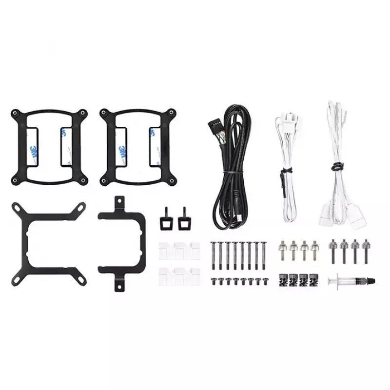 Thermaltake TH280 V2 Ultra ARGB Sync Snow Edition alles-in-één waterkoeling voor CPU, 3,02 mmH2O, wit