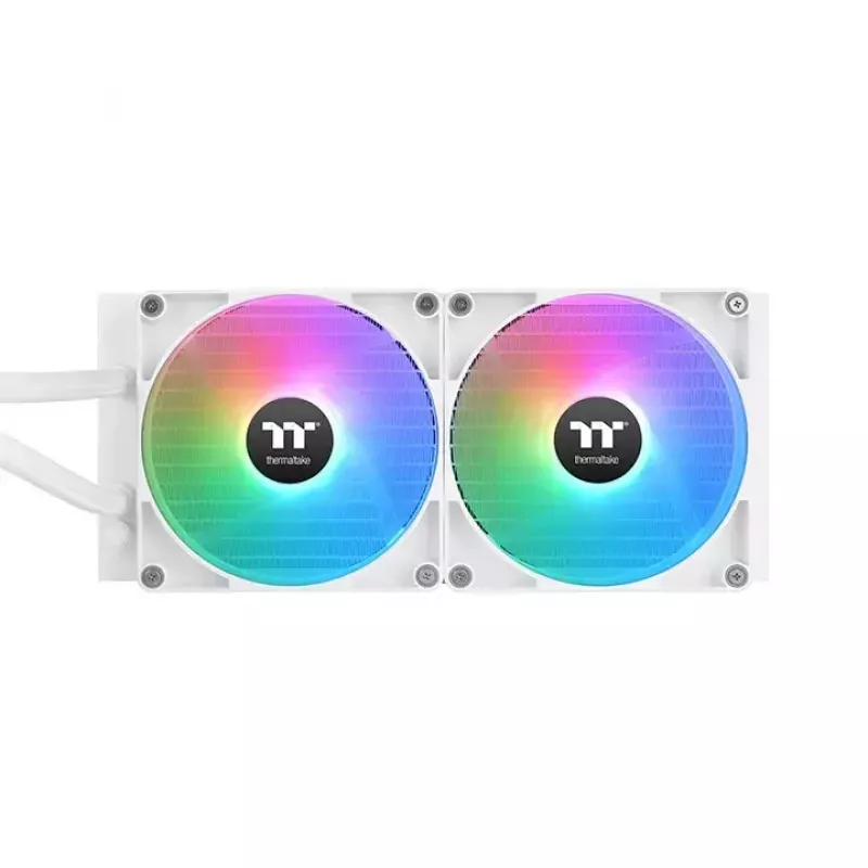 Thermaltake TH280 V2 Ultra ARGB Sync Snow Edition alles-in-één waterkoeling voor CPU, 3,02 mmH2O, wit