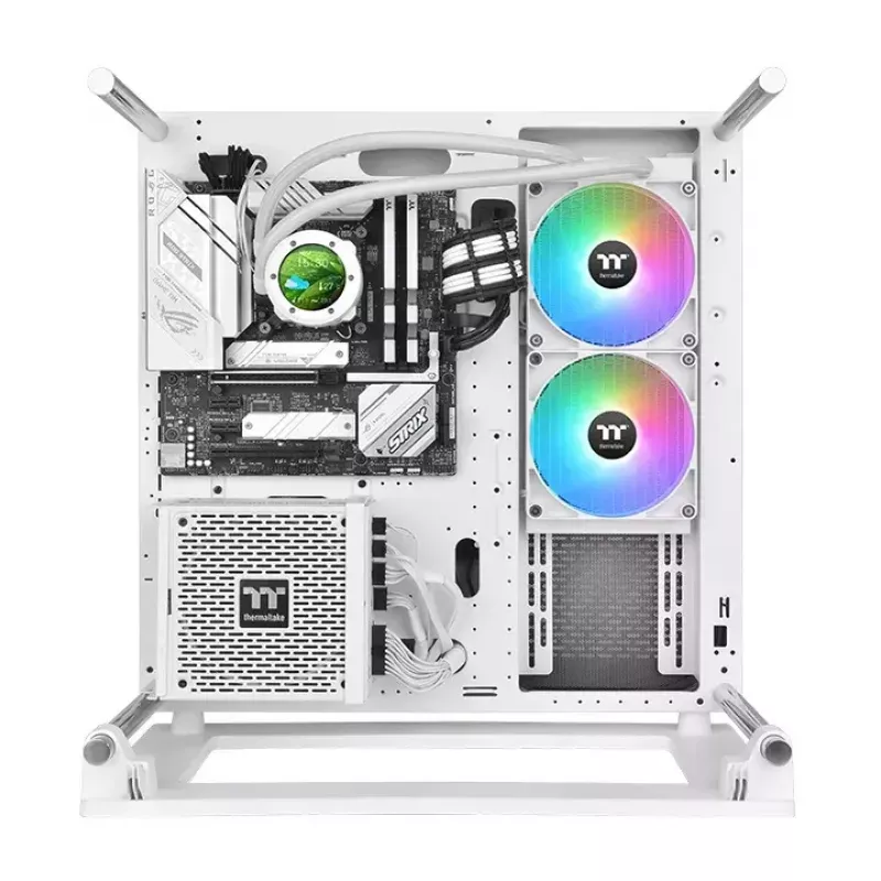Thermaltake TH280 V2 Ultra ARGB Sync Snow Edition alles-in-één waterkoeling voor CPU, 3,02 mmH2O, wit