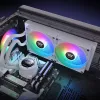 Thermaltake TH280 V2 Ultra ARGB Sync Snow Edition alles-in-één waterkoeling voor CPU, 3,02 mmH2O, wit