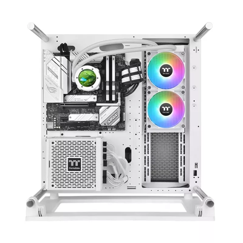 THERMALTAKE waterkoeling – TH240 V2 Ultra ARGB Sync all-in-one vloeistofkoeler – White Edition
