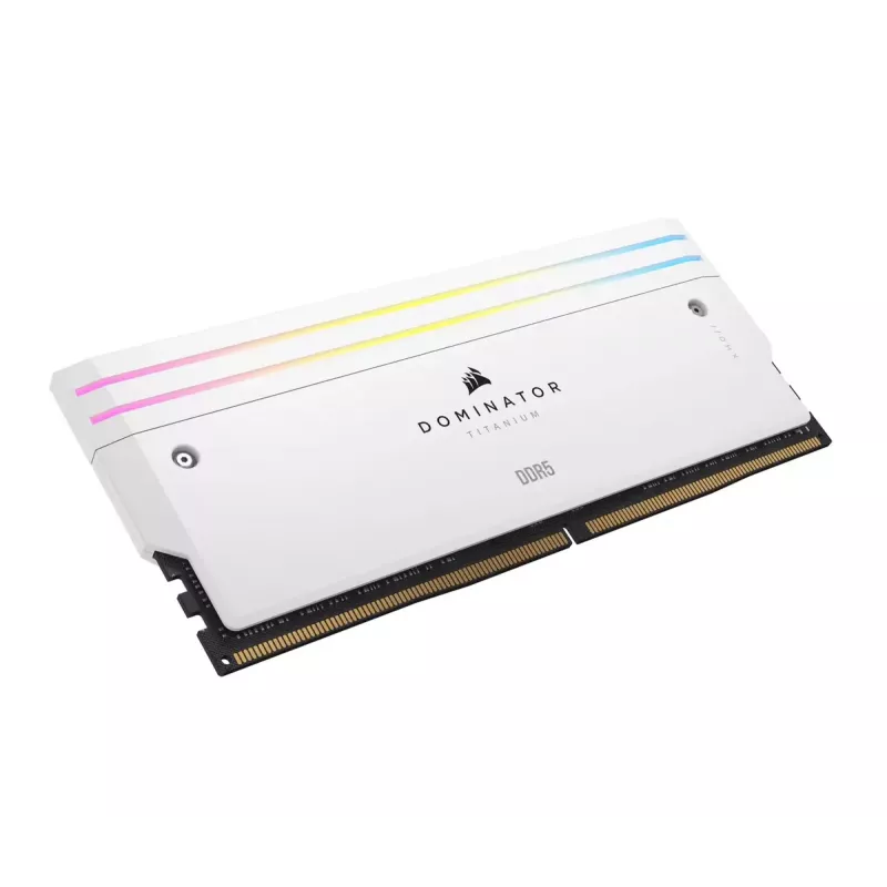 DIMM 64 GB DDR5-6000 (4x 16 GB) quad-kit, werkgeheugen wit, CMP64GX5M4B6000C36W, Dominator Titanium, INTEL XMP