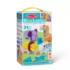 Constructiespeelset Spin Master Melissa & Doug Blockables Safari speelset – figuren en stapelbare blokken