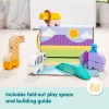 Constructiespeelset Spin Master Melissa & Doug Blockables Safari speelset – figuren en stapelbare blokken