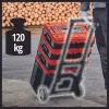Gereedschapskoffer Einhell E-Case L polypropyleen zwart rood 41,5x27,3x32 cm